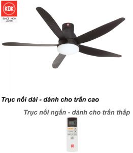 Quạt trần 5 cánh KDK U60FW