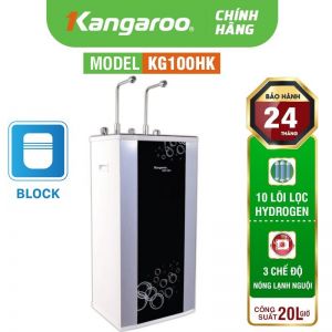 Máy lọc nước nóng lạnh Kangaroo Hydrogen 2 vòi KG100HK