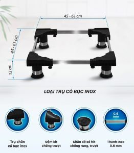 Chân kê máy giặt tủ lạnh Daikiosan DVCK-00004