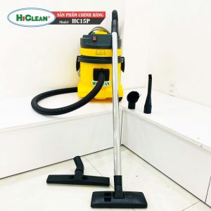 Máy hút bụi HiClean HC15P, công suất 1500W, thùng chứa 15L