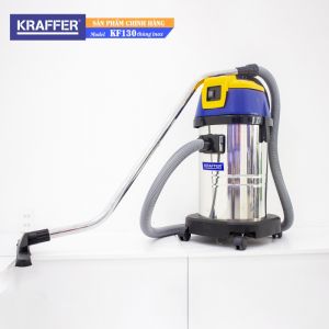 Máy hút bụi Kraffer KF130 1800W (thùng inox)