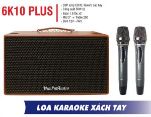 Loa Karaoke di động 6K10 PLUS 100W (VHM Pro Audio)