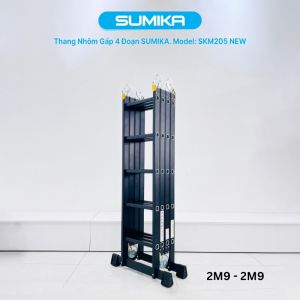Thang nhôm gấp 4 đoạn SUMIKA SKM205 NEW