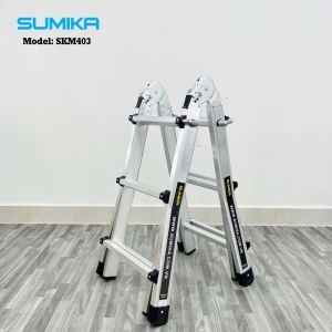 Thang nhôm chữ A rút lồng SUMIKA SKM403