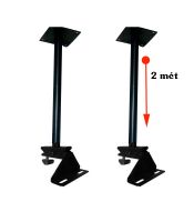 Giá Treo Loa thả trần Xoay 360 Độ (Loại ti dài 2 mét)