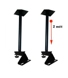 Giá Treo Loa thả trần Xoay 360 Độ (Loại ti dài 2 mét)