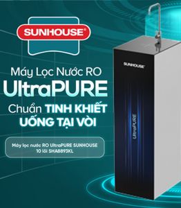Máy lọc nước RO UltraPURE SUNHOUSE 10 LÕI SHA8893KL