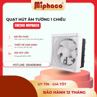 Quạt Hút Âm Tường 1 Chiều Miphaco EW-200