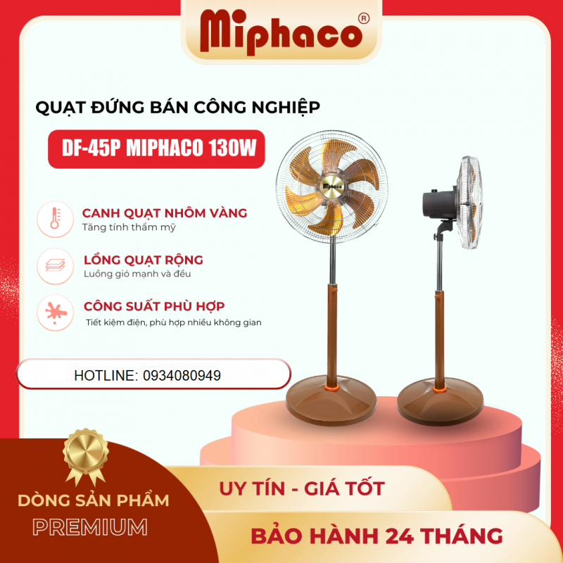 Quạt đứng đa dụng Miphaco DF-45P Quạt đứng đa dụng Miphaco DF-45P