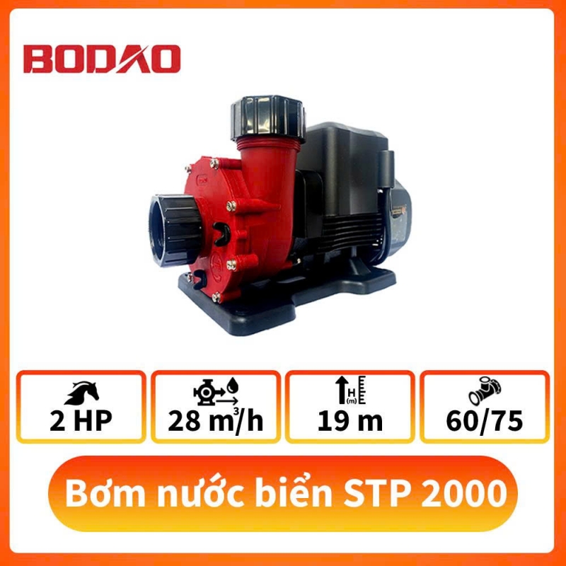 Máy bơm nước biển BoDao STP-2000 Máy bơm nước biển BoDao STP-2000