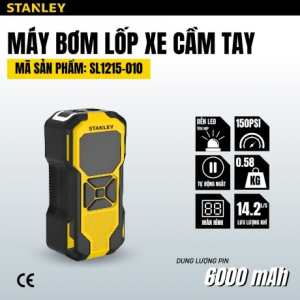 Máy bơm lốp xe đa năng cầm tay STANLEY SL1215-010